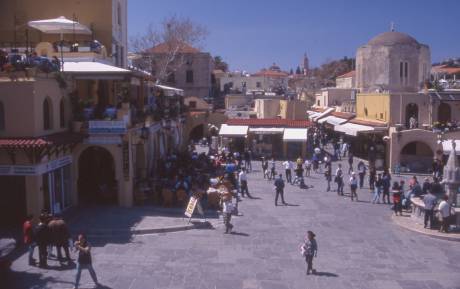 Rhodes Old Town square